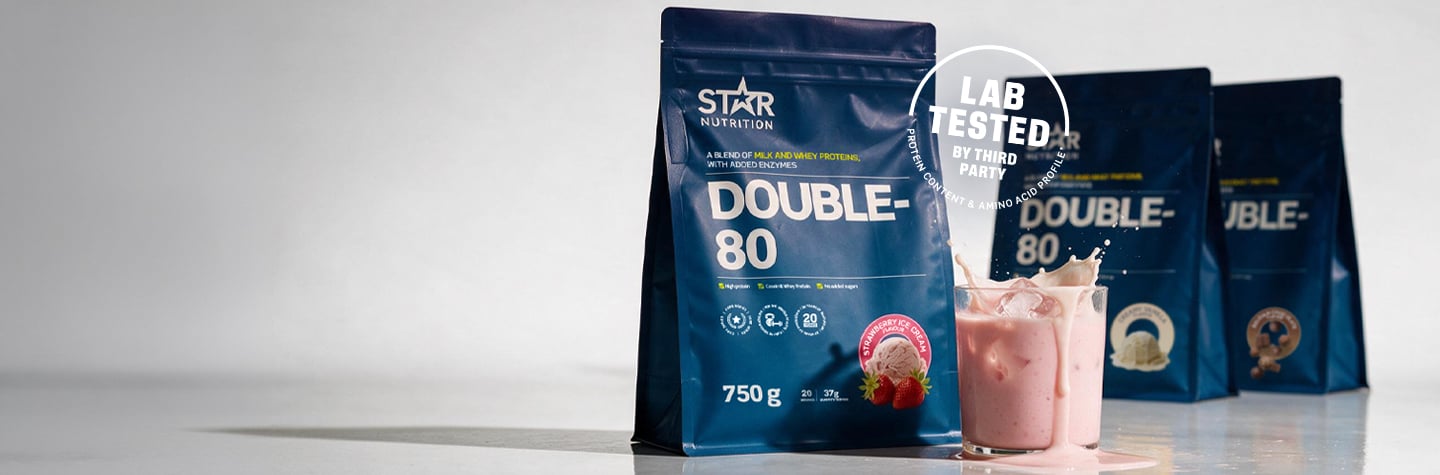 Nyhet fr&aring;n Star Nutrition. Double-80